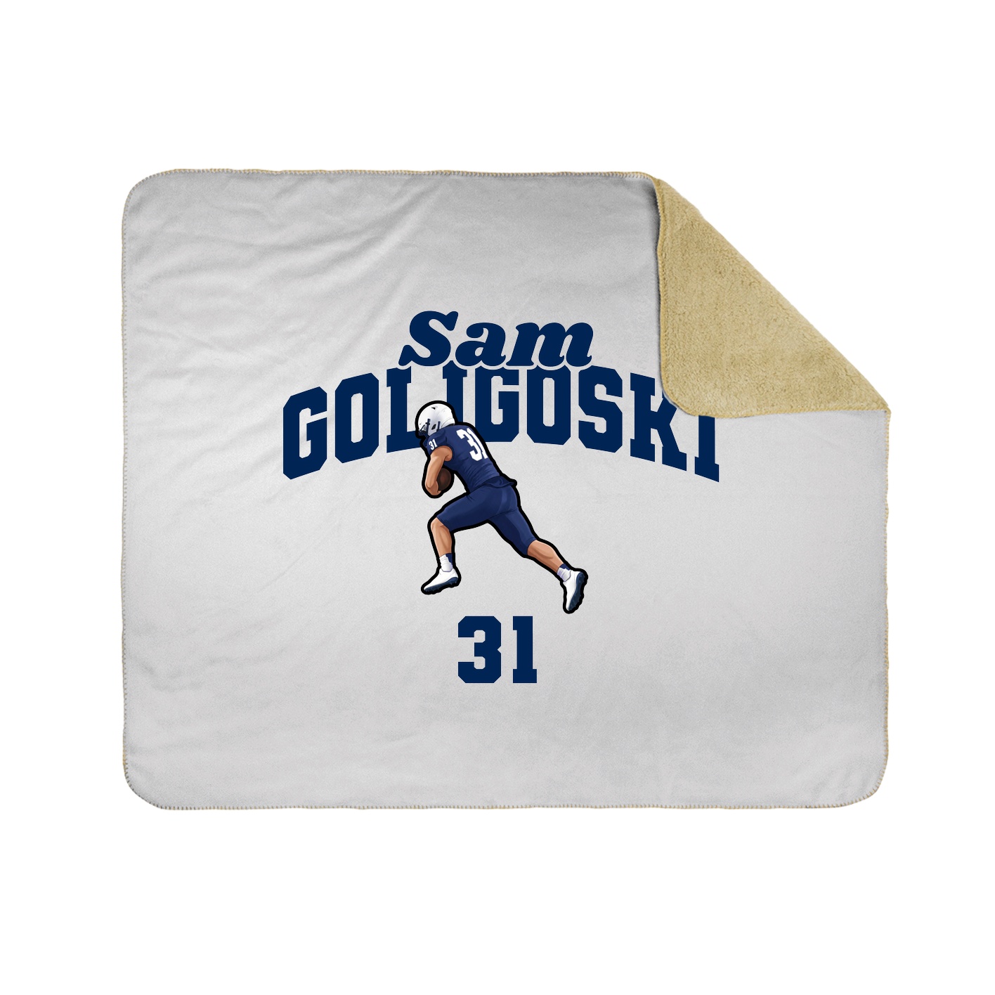 Throw Blanket — Signature Arch in White