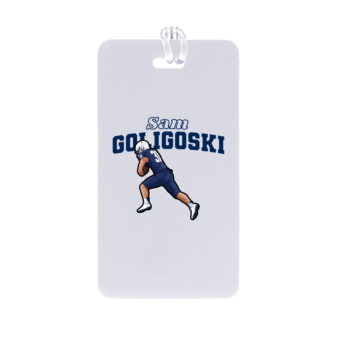 Bag Tag — Name Arch in Classic