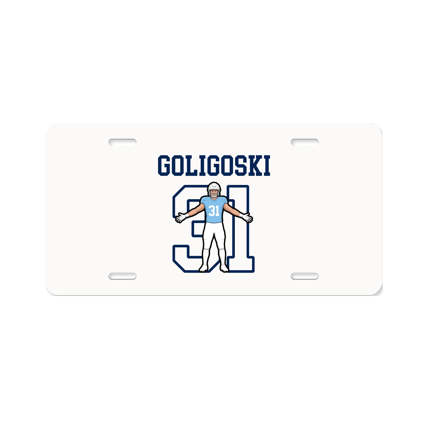 License Plate — Shirsey in Classic
