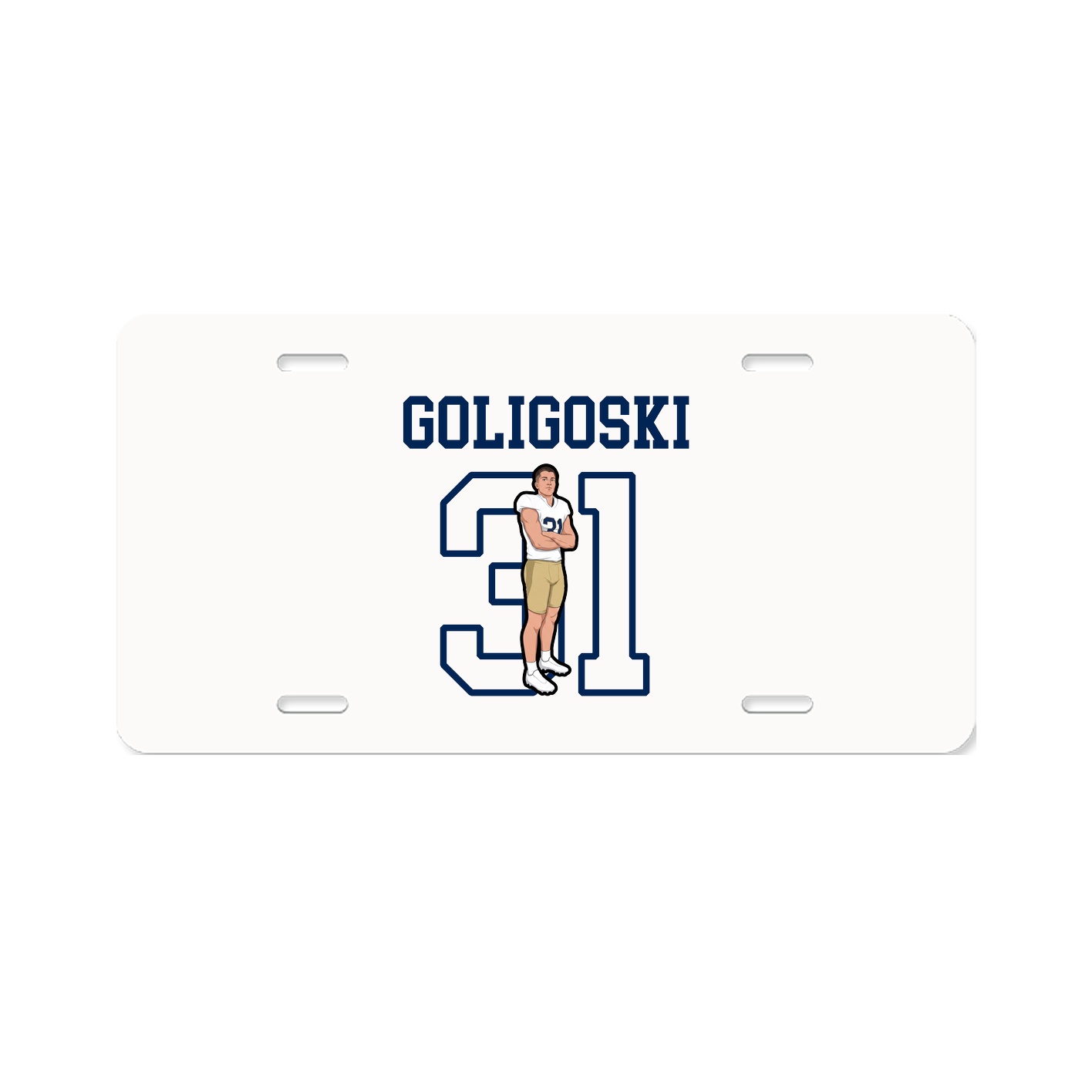 License Plate — Shirsey in Classic