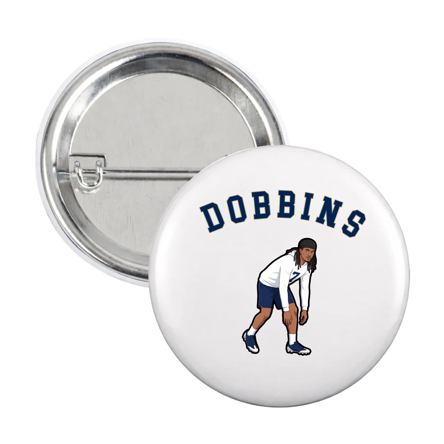 Game Day Button — Shirsey Arch in White