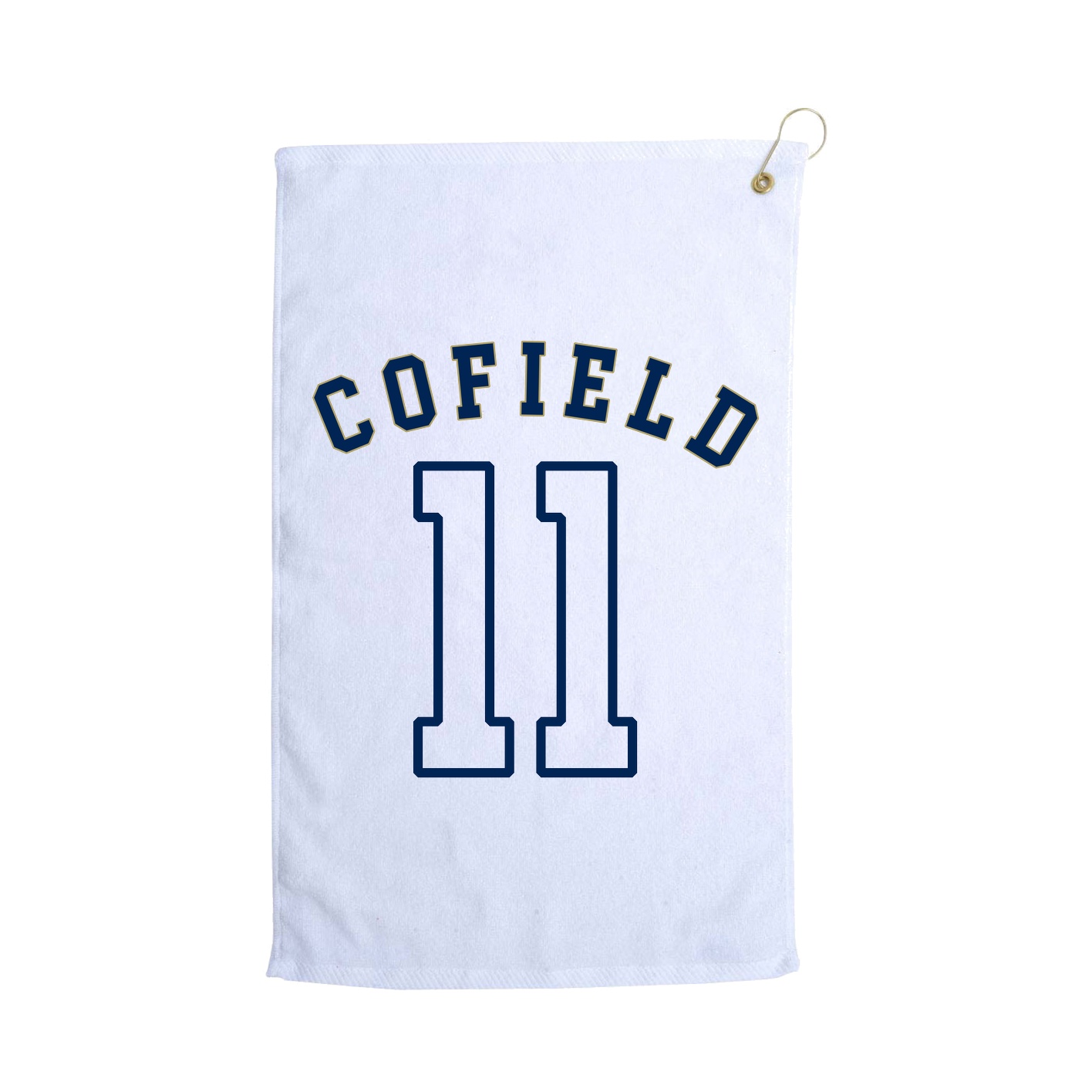 Golf Towel — Shirsey Arch in White
