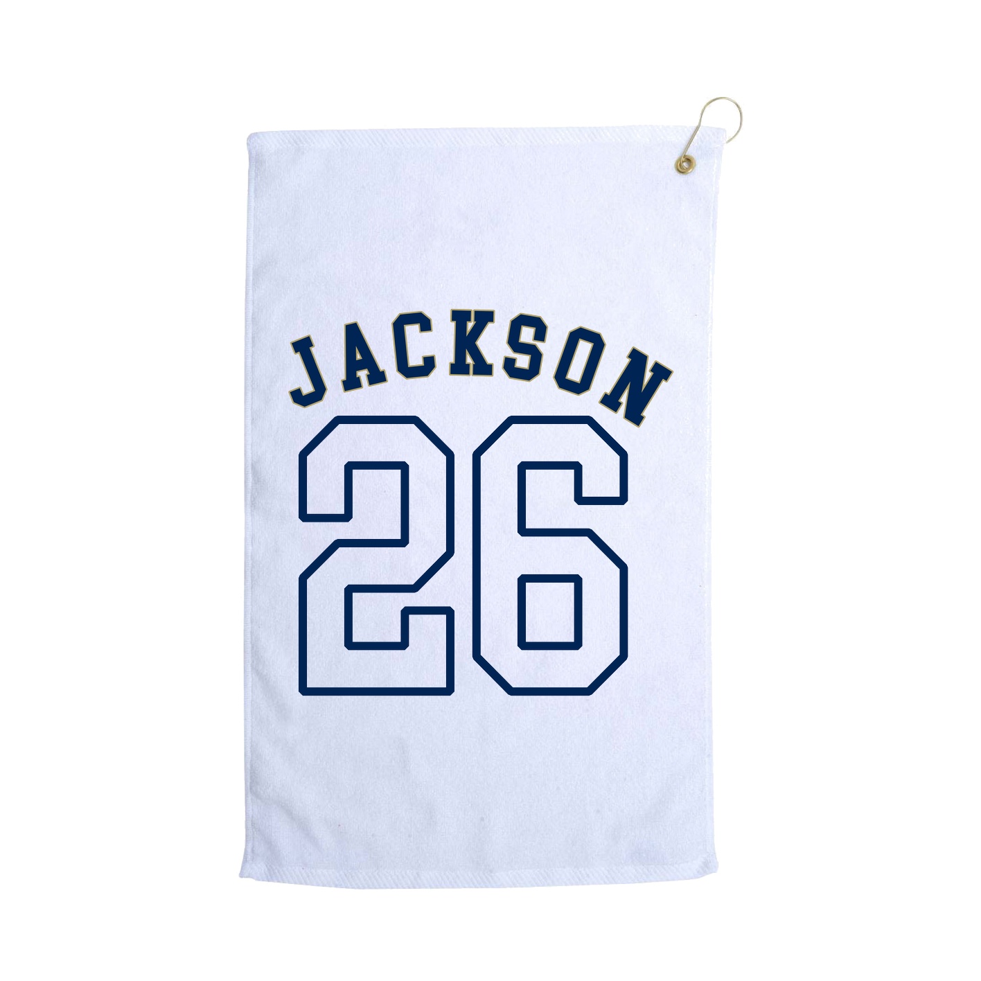 Golf Towel — Shirsey Arch in White