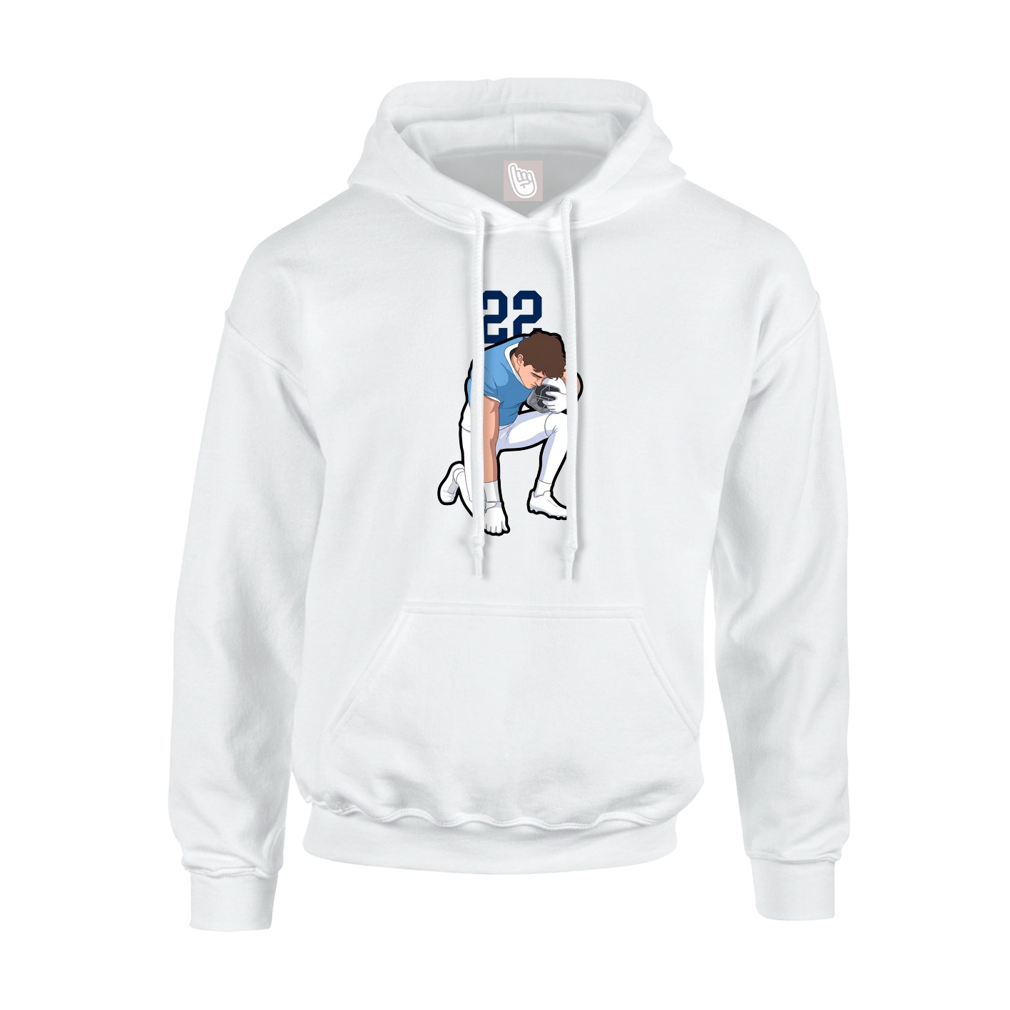 Hoodie — Classic in White