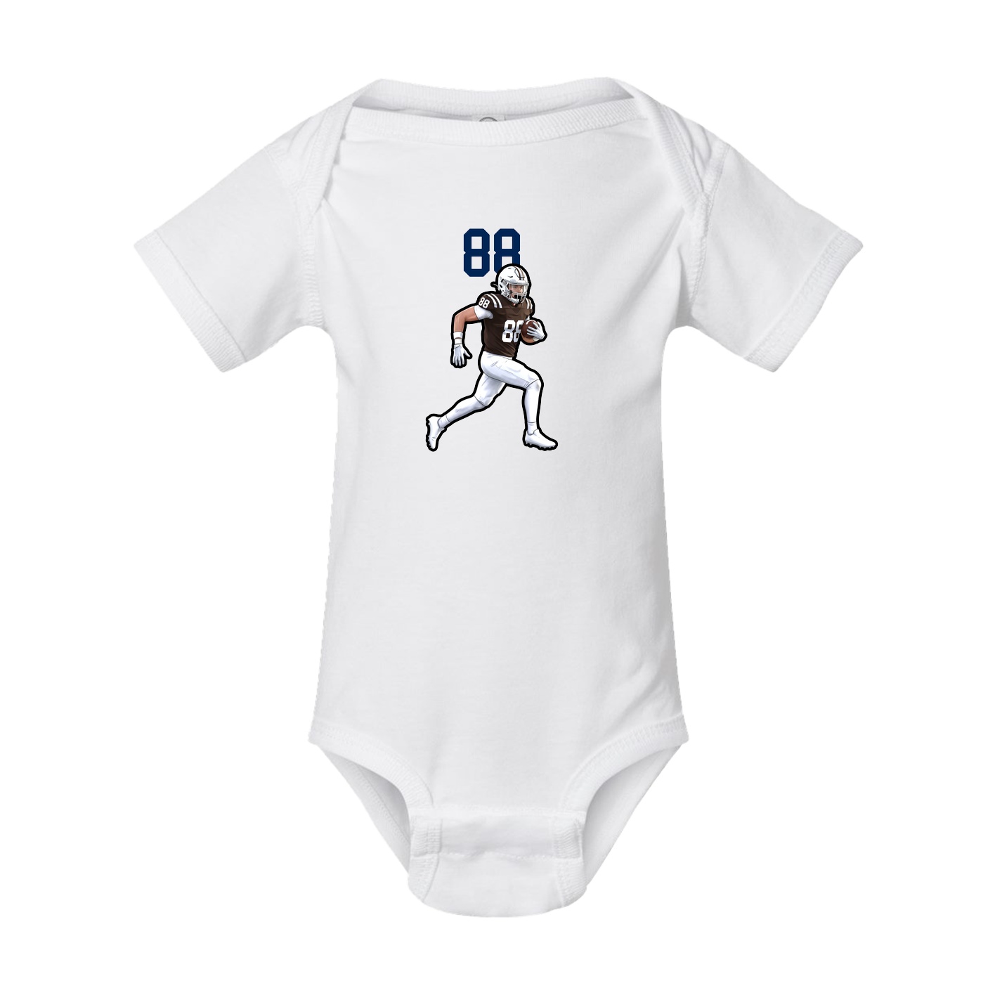 Baby Onesie — Number Top in White