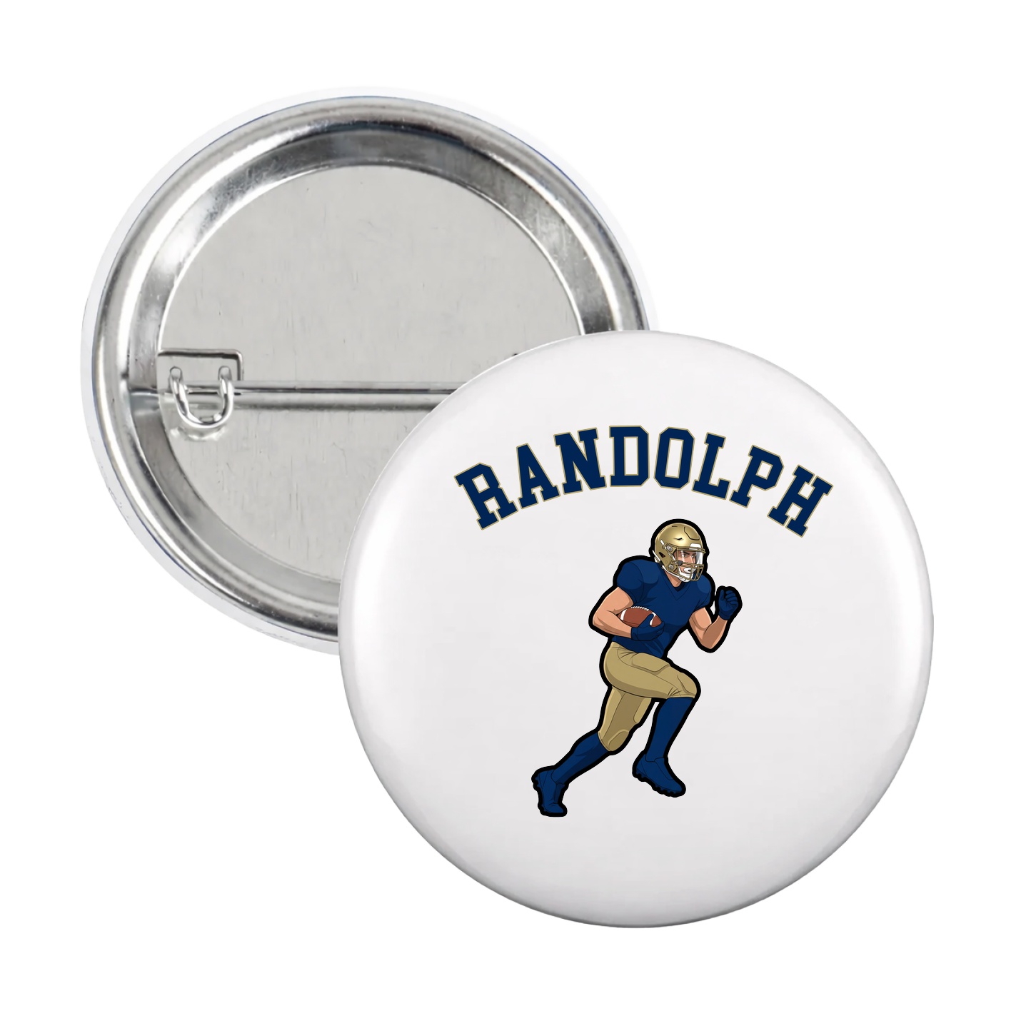 Game Day Button — Shirsey Arch in White