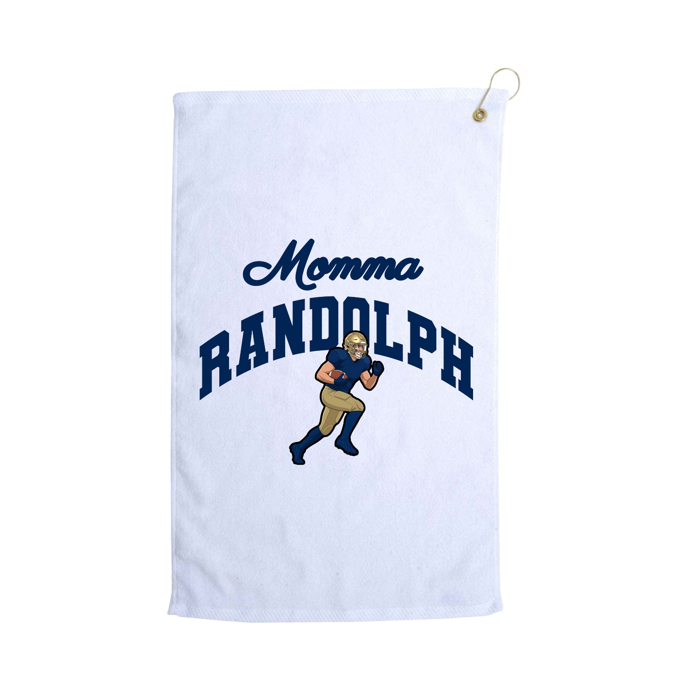 Golf Towel — Mothers Day Arch in White