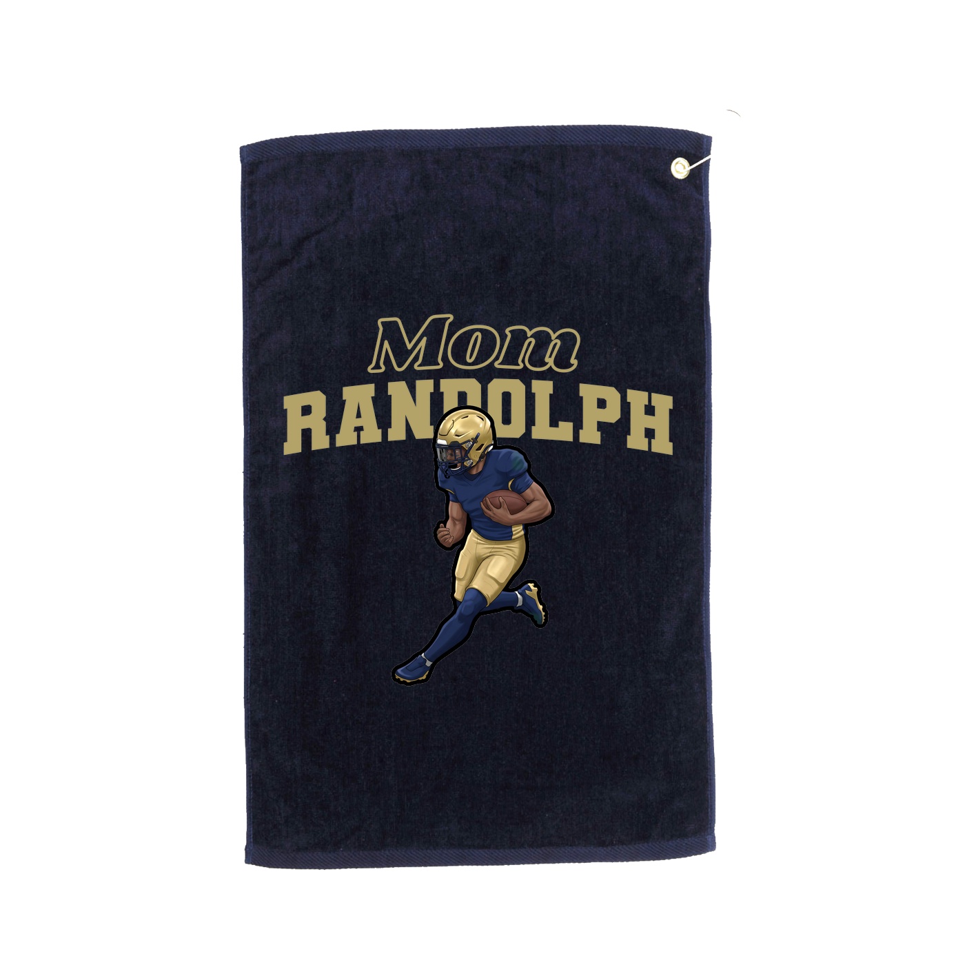 Golf Towel — Mothers Day Block in Navy