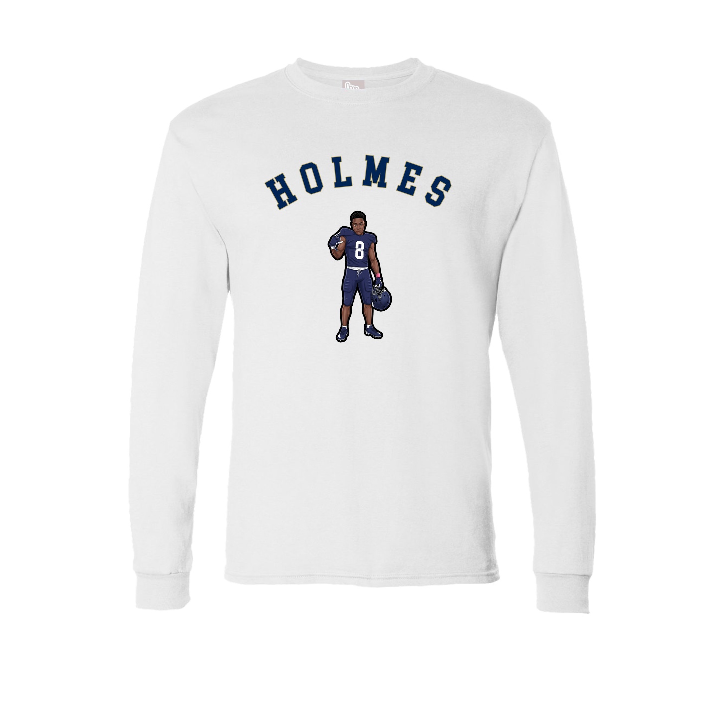 Long Sleeve Tee — Shirsey Arch in White