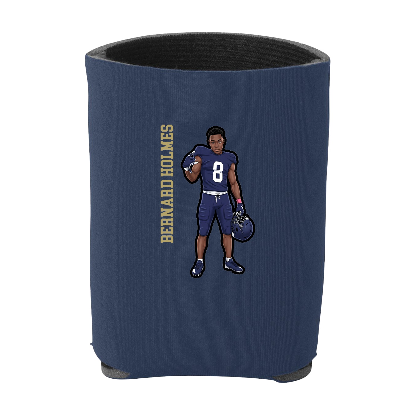 Can Holder — Name Vertical in Navy