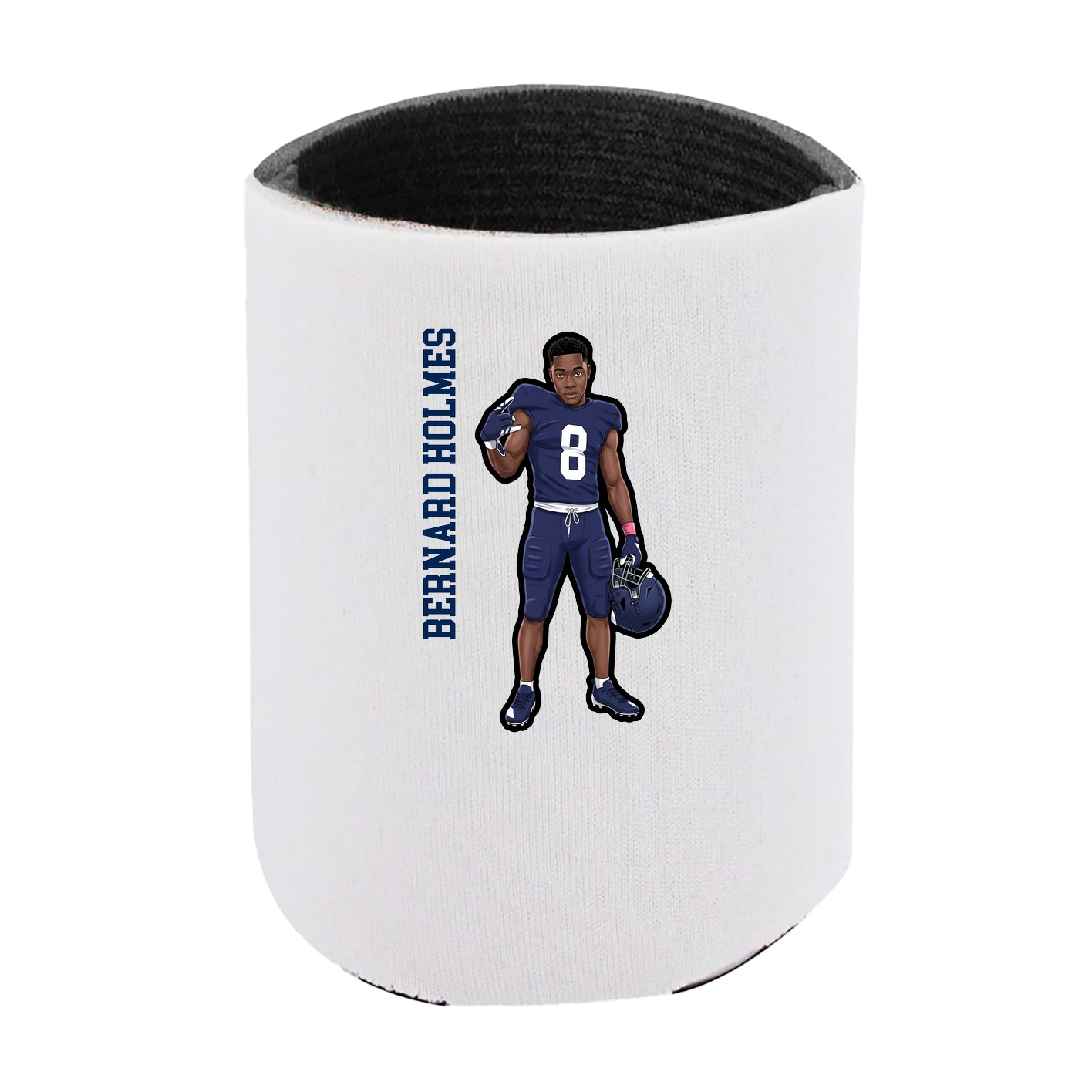 Can Holder — Name Vertical in White