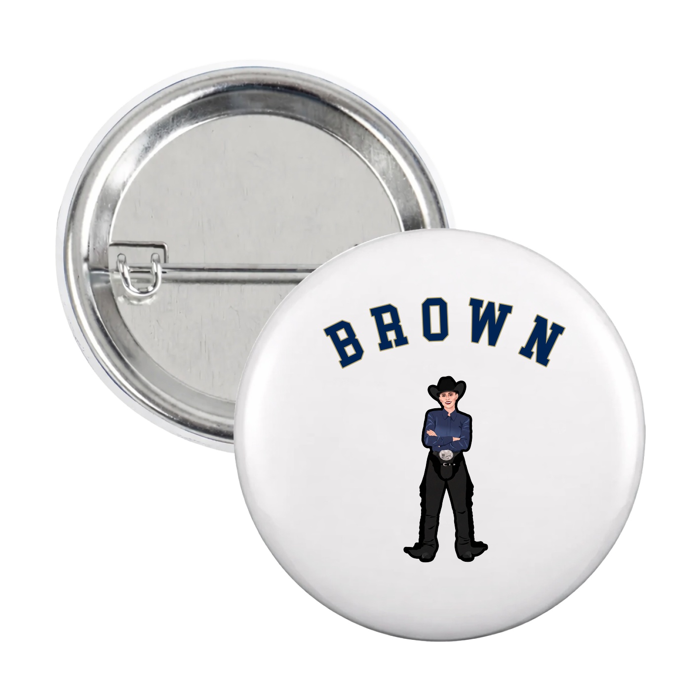 Game Day Button — Shirsey Arch in White