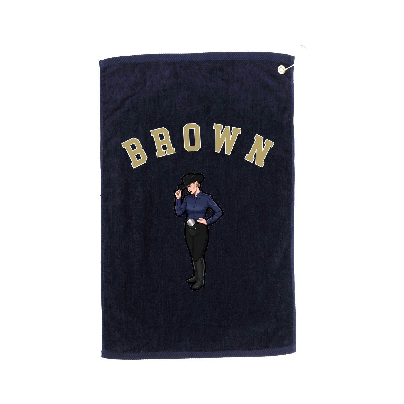 Golf Towel — Shirsey Arch in Navy
