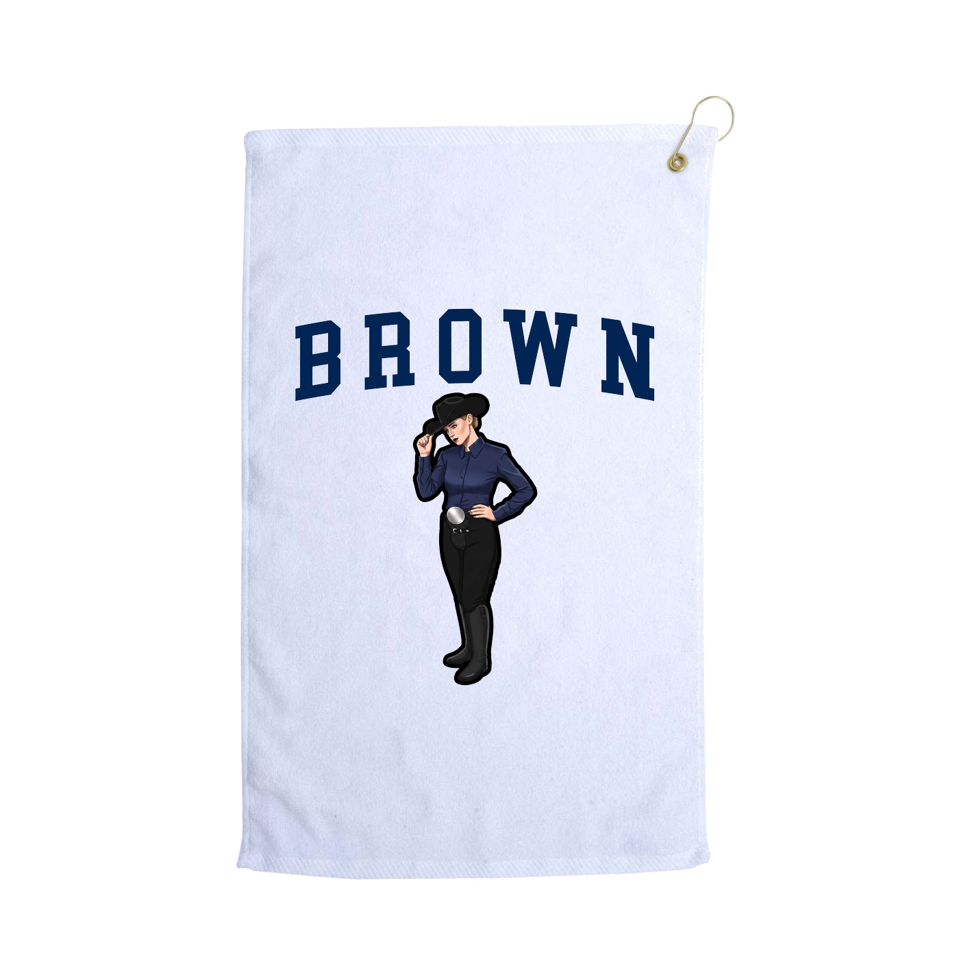Golf Towel — Shirsey in White