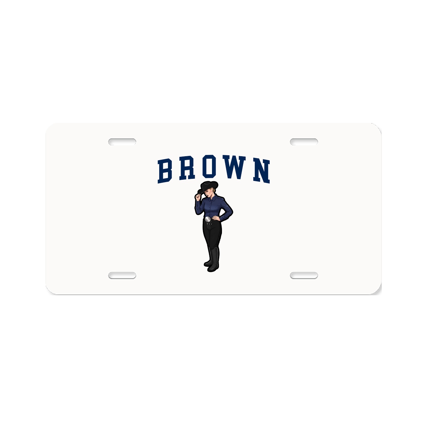 License Plate — Shirsey in Classic