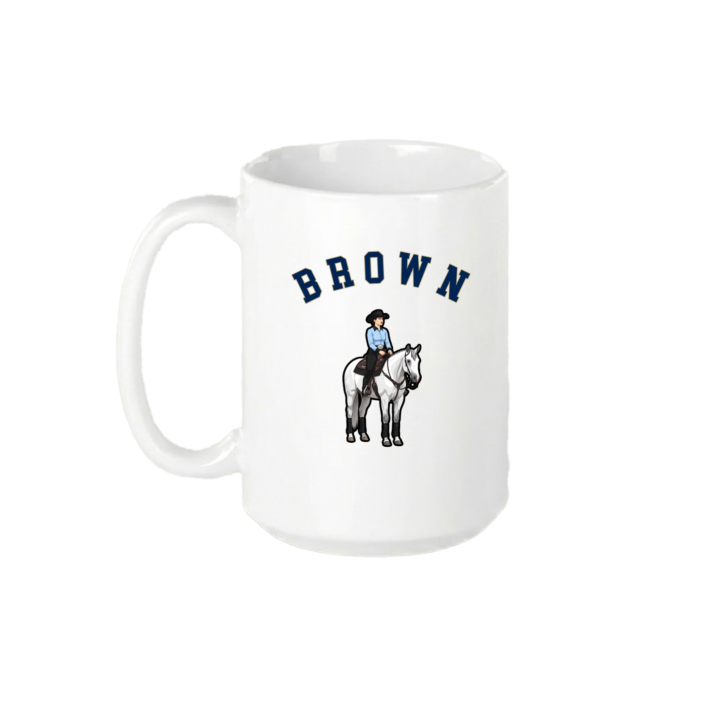 15oz Coffee Mug — Shirsey Arch in White