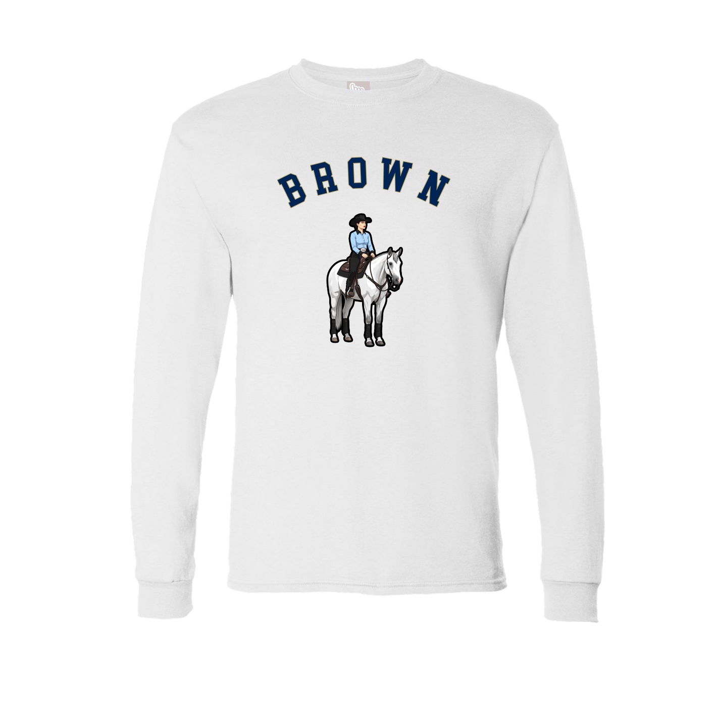 Long Sleeve Tee — Shirsey Arch in White
