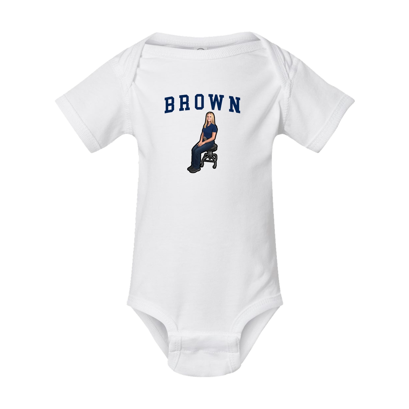 Baby Onesie — Shirsey in White