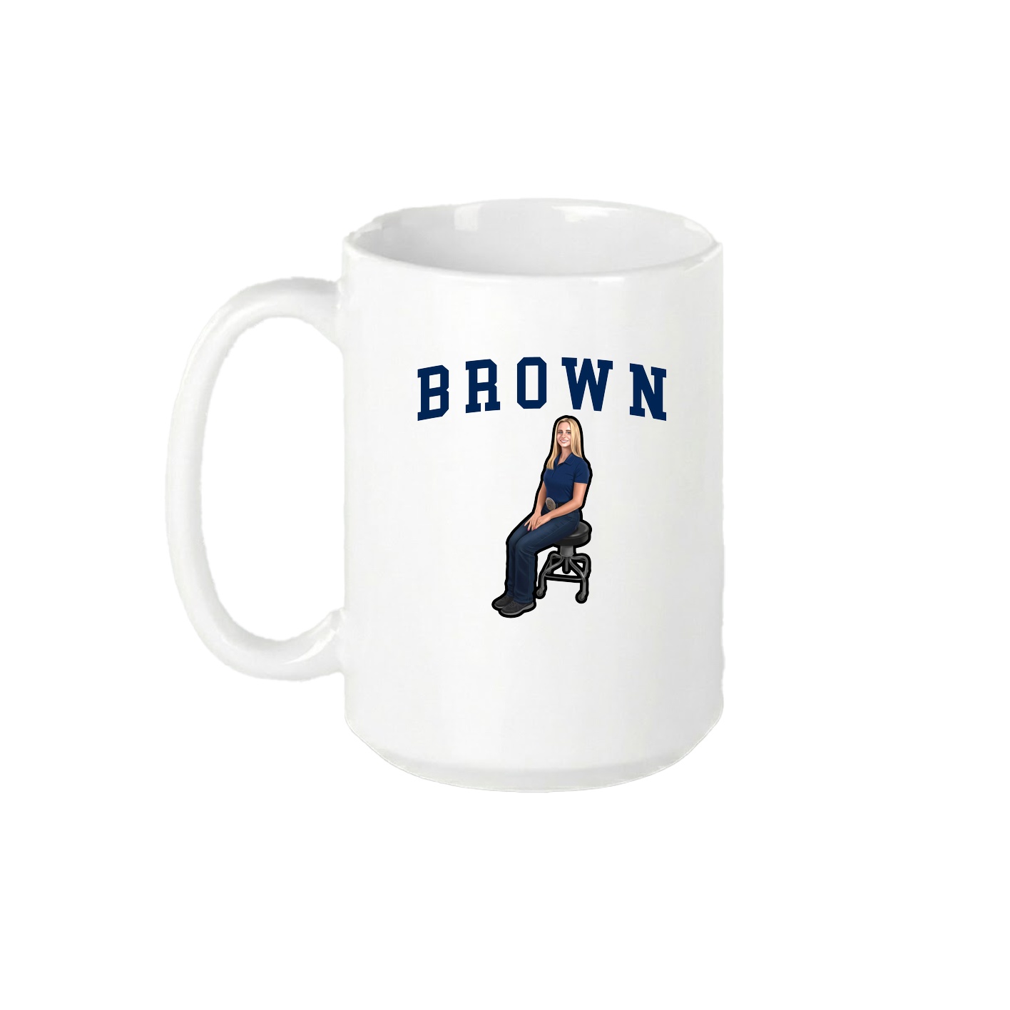15oz Coffee Mug — Shirsey in White