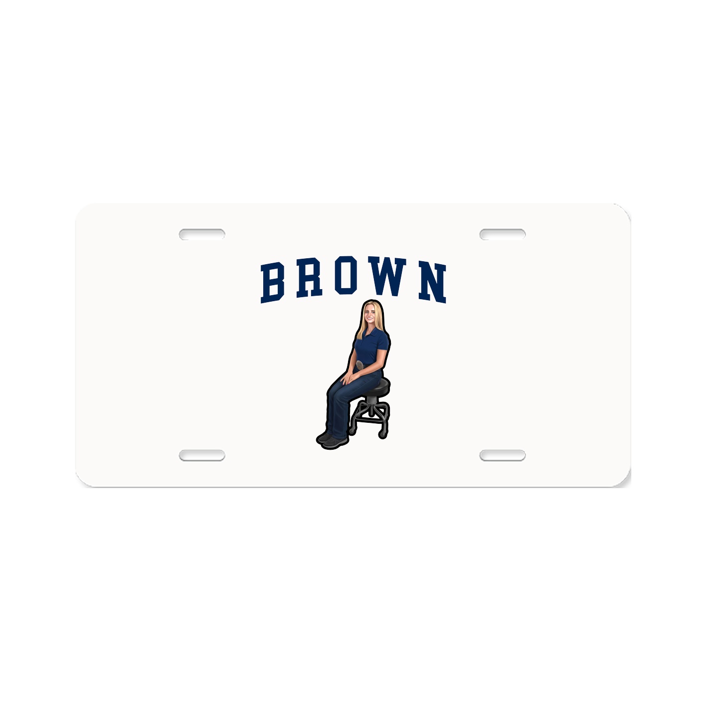 License Plate — Shirsey in Classic