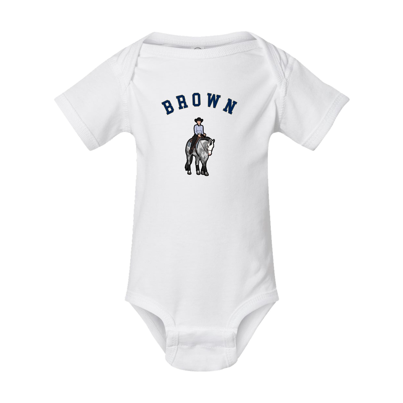 Baby Onesie — Shirsey Arch in White