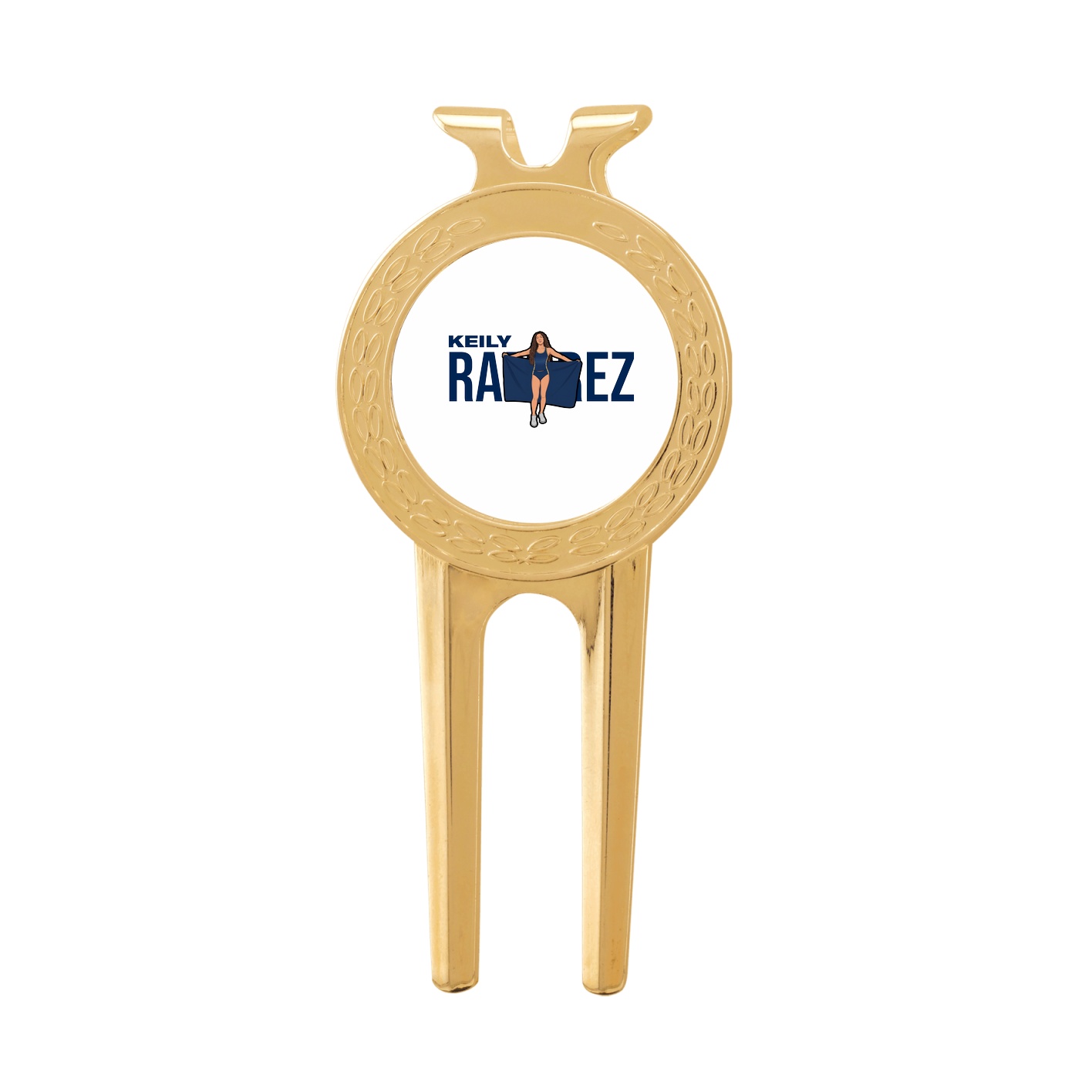 Divot Tool with Ball Marker — Player Name in Classic