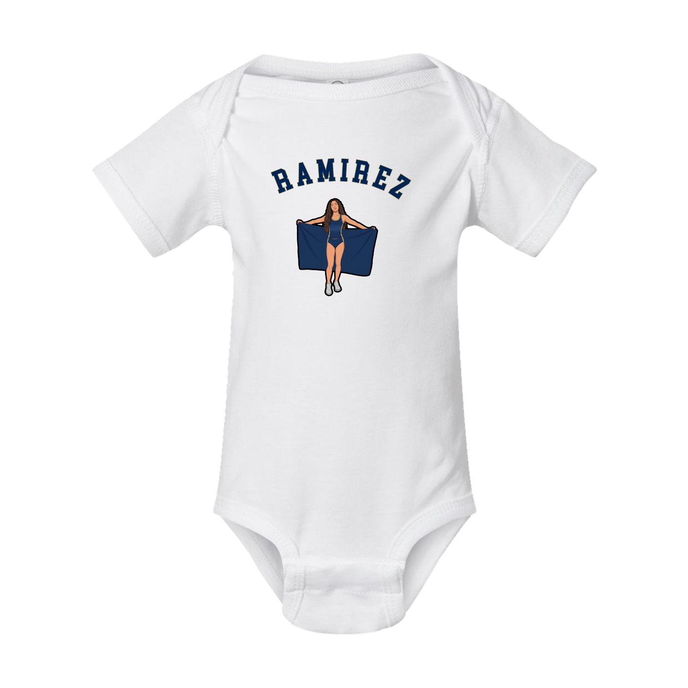Baby Onesie — Shirsey Arch in White
