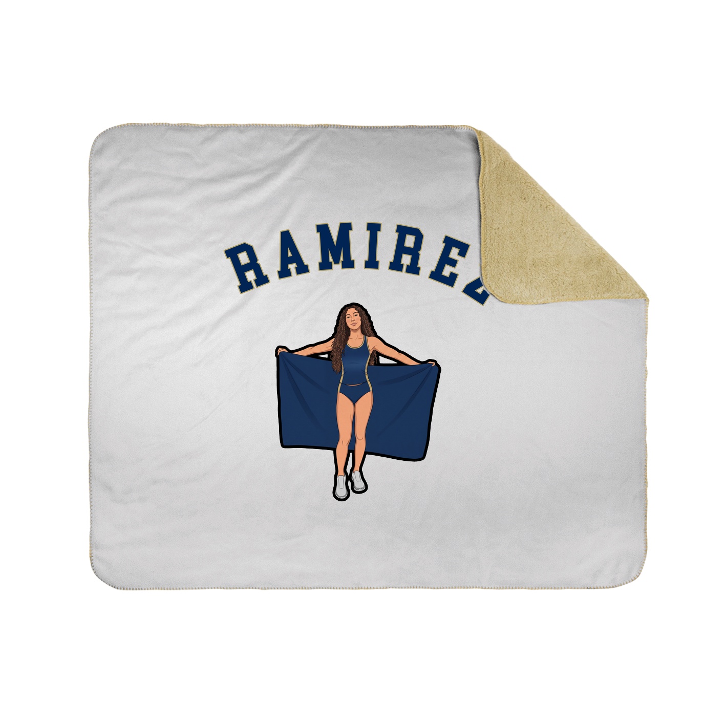 Throw Blanket — Shirsey Arch in White