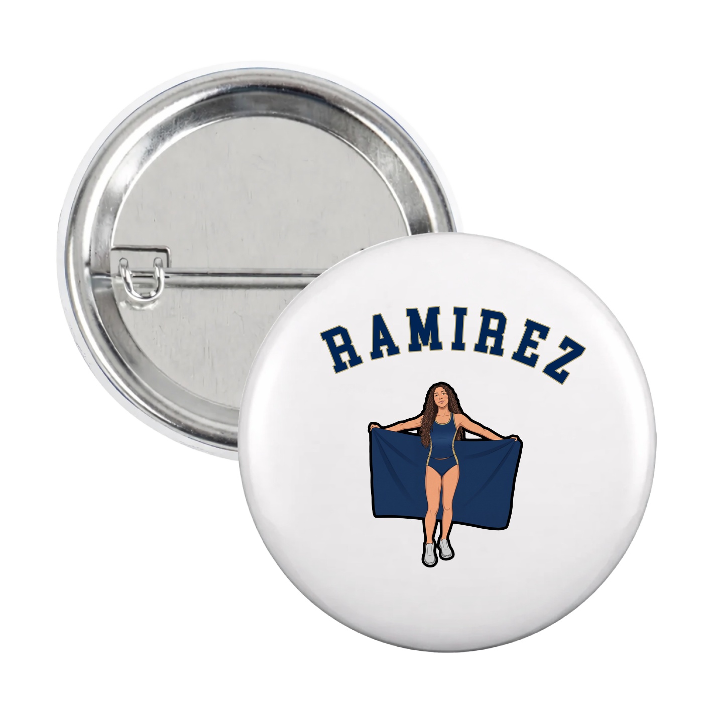 Game Day Button — Shirsey Arch in White
