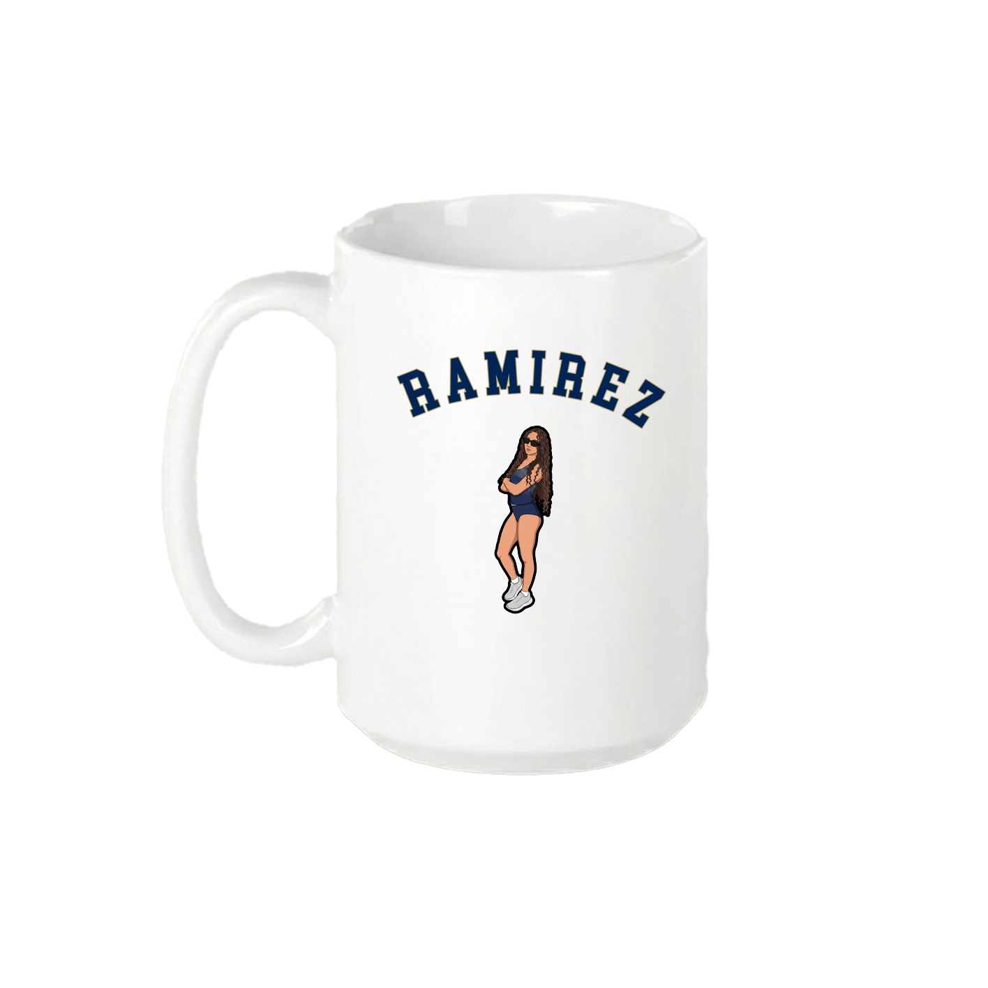 15oz Coffee Mug — Shirsey Arch in White