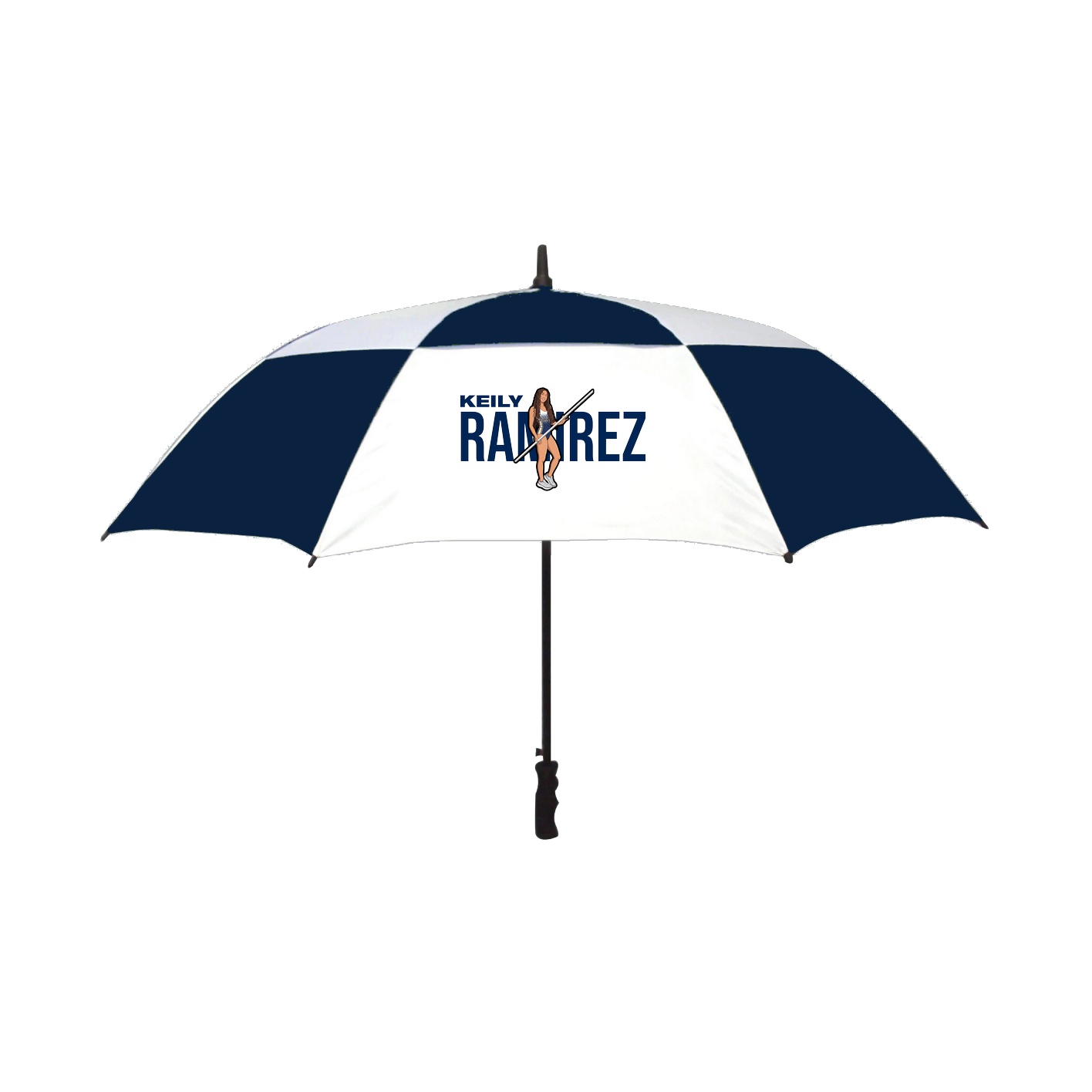 Golf Umbrella — Player Name in Navy