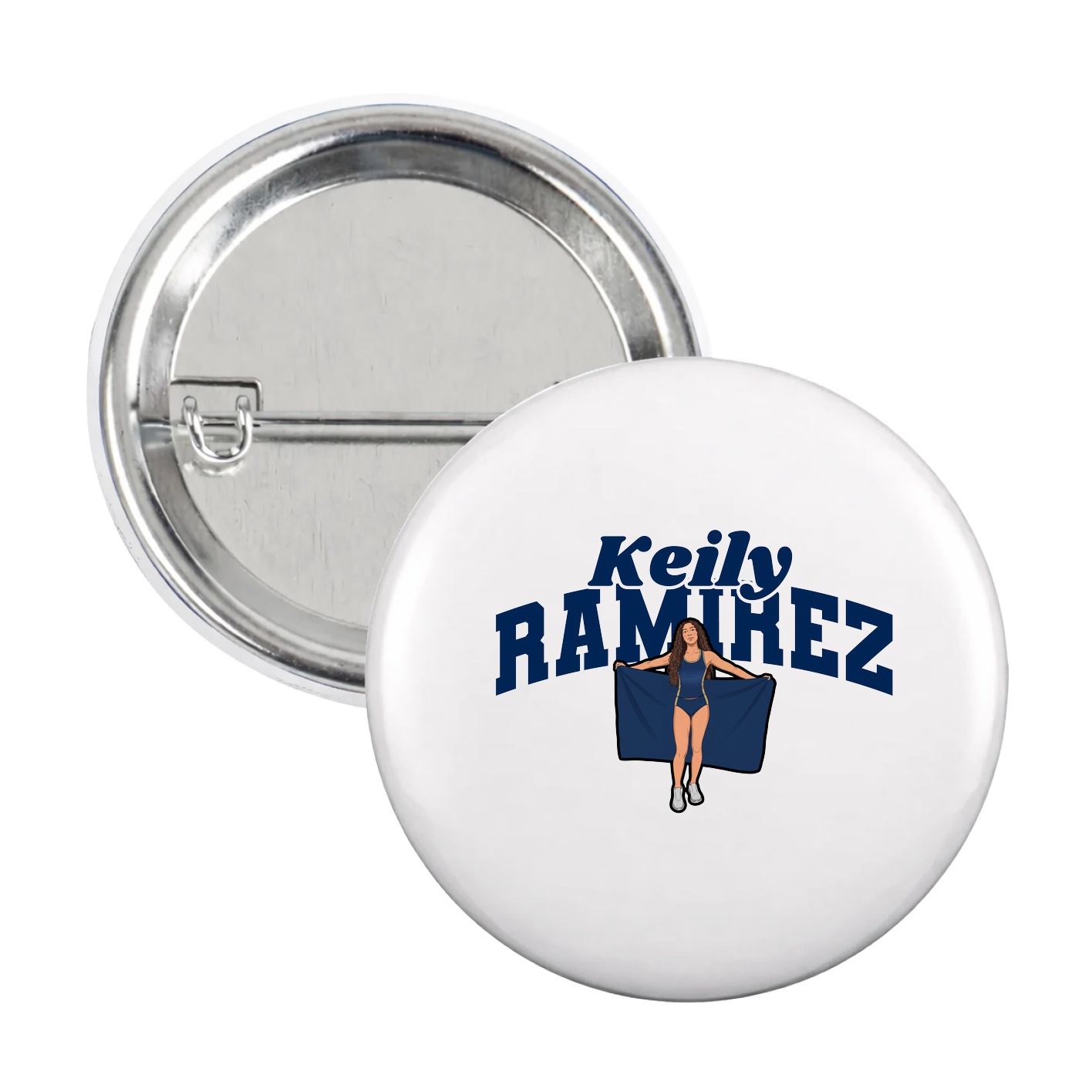 Game Day Button — Signature Arch in White