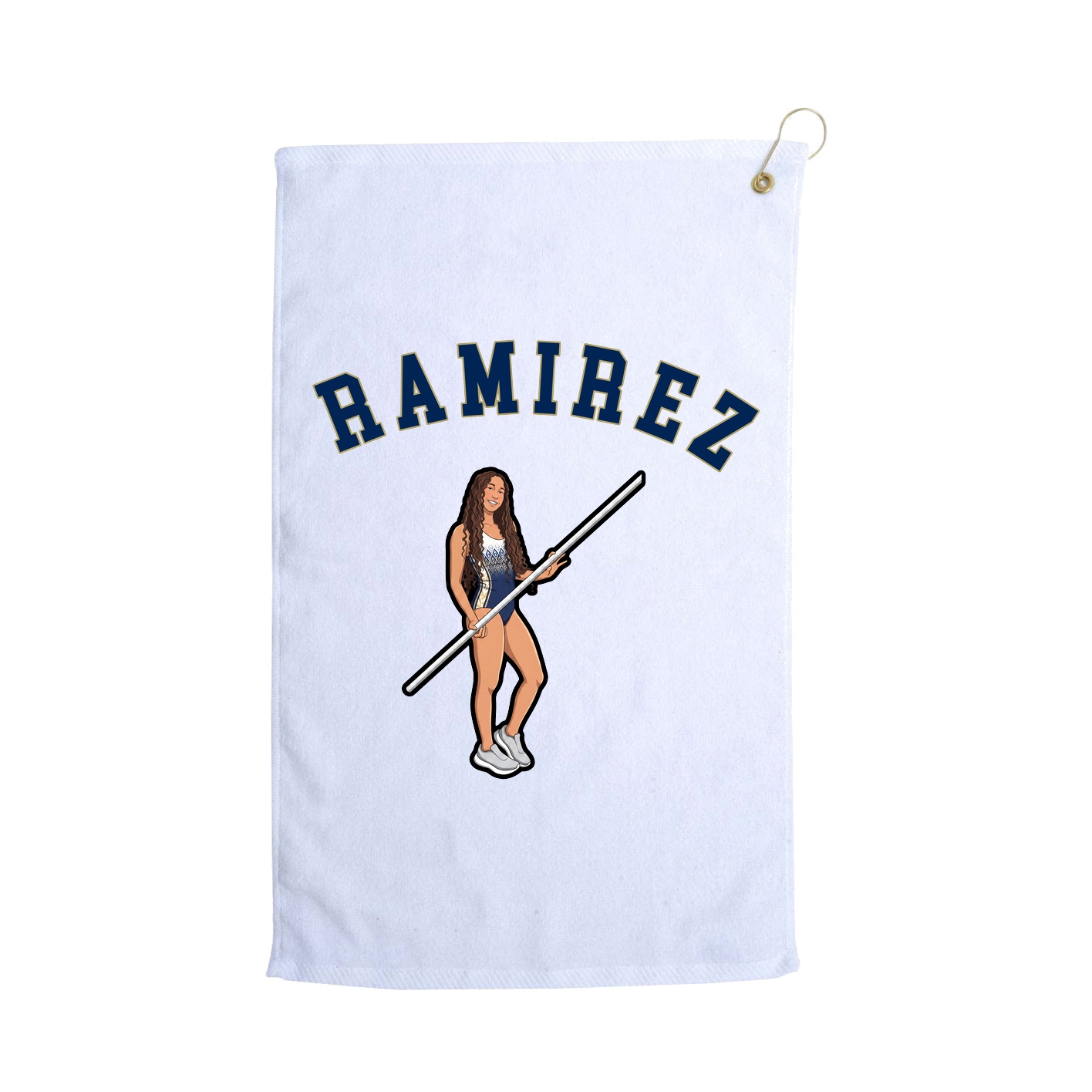 Golf Towel — Shirsey Arch in White
