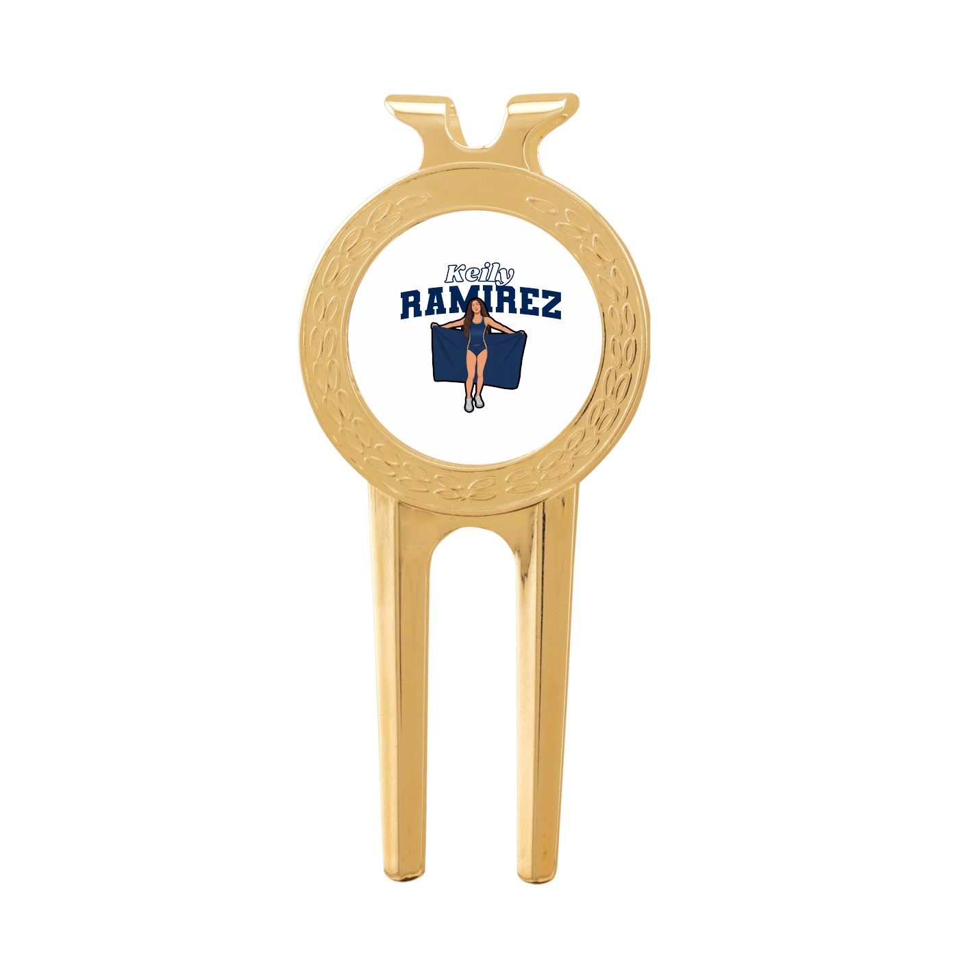 Divot Tool with Ball Marker — Name Arch in Classic