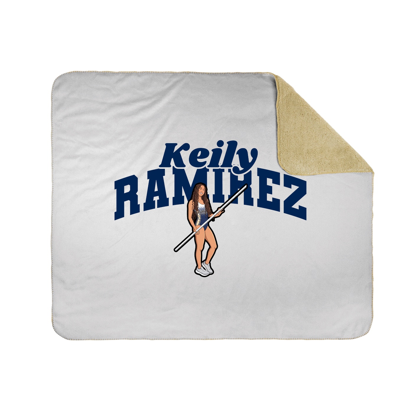 Throw Blanket — Signature Arch in White