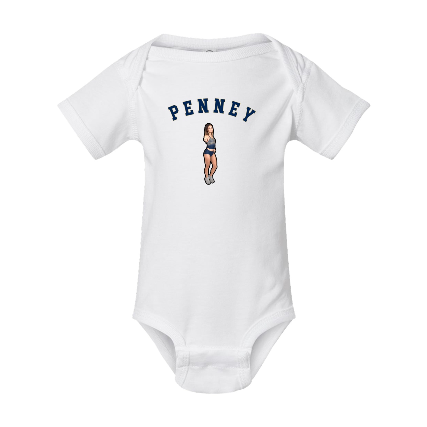Baby Onesie — Shirsey Arch in White