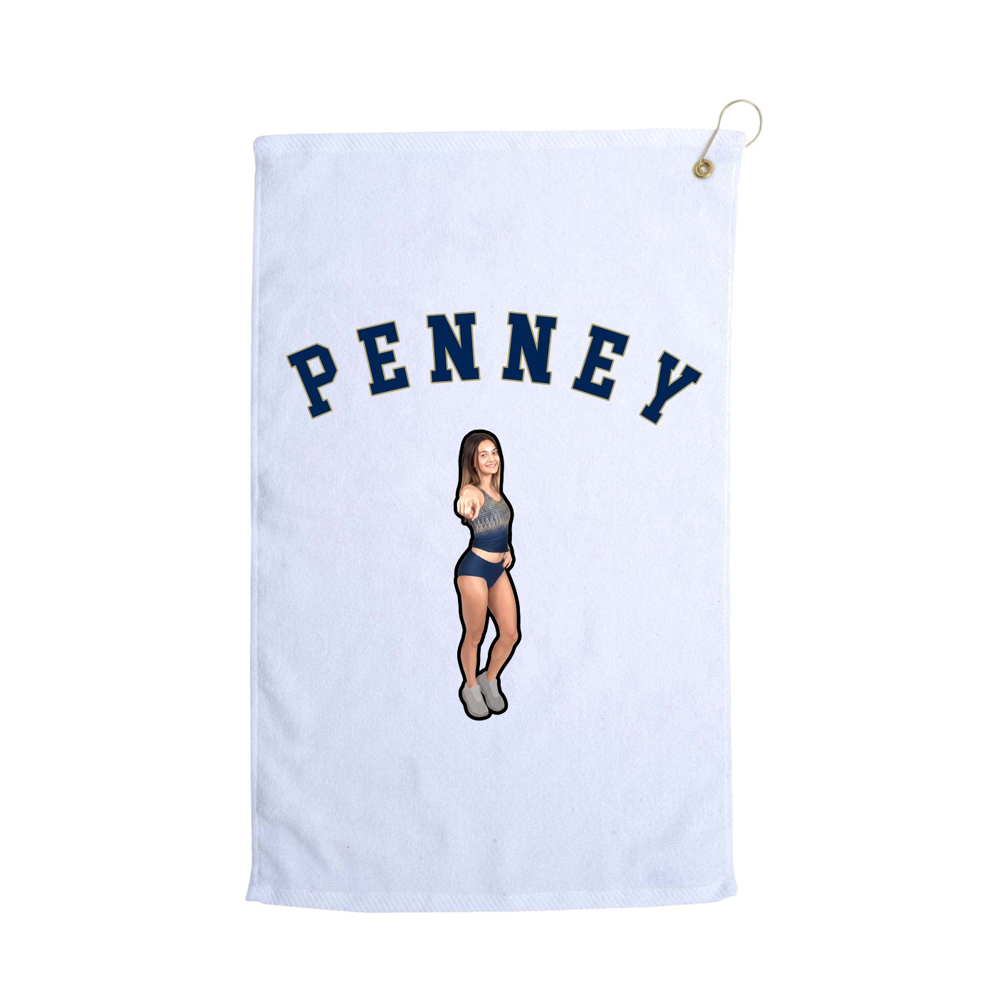 Golf Towel — Shirsey Arch in White