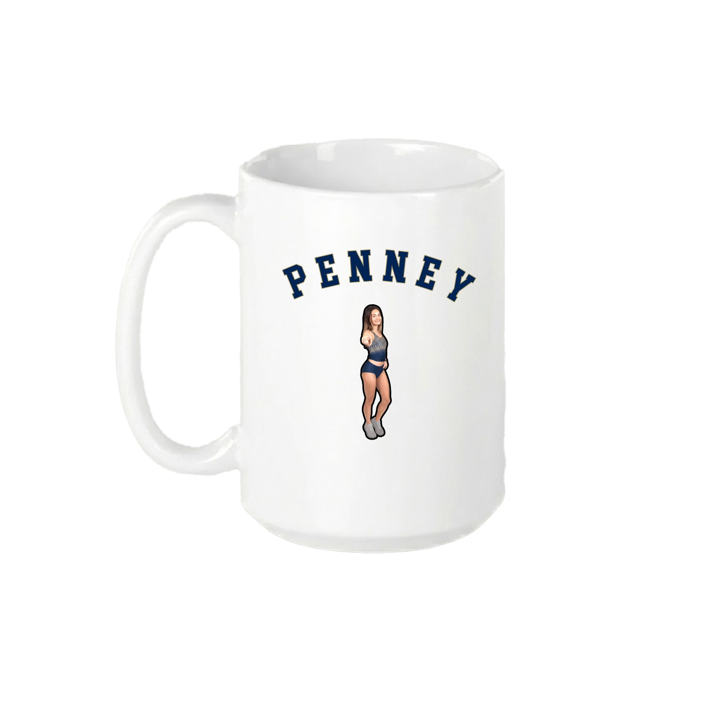 15oz Coffee Mug — Shirsey Arch in White