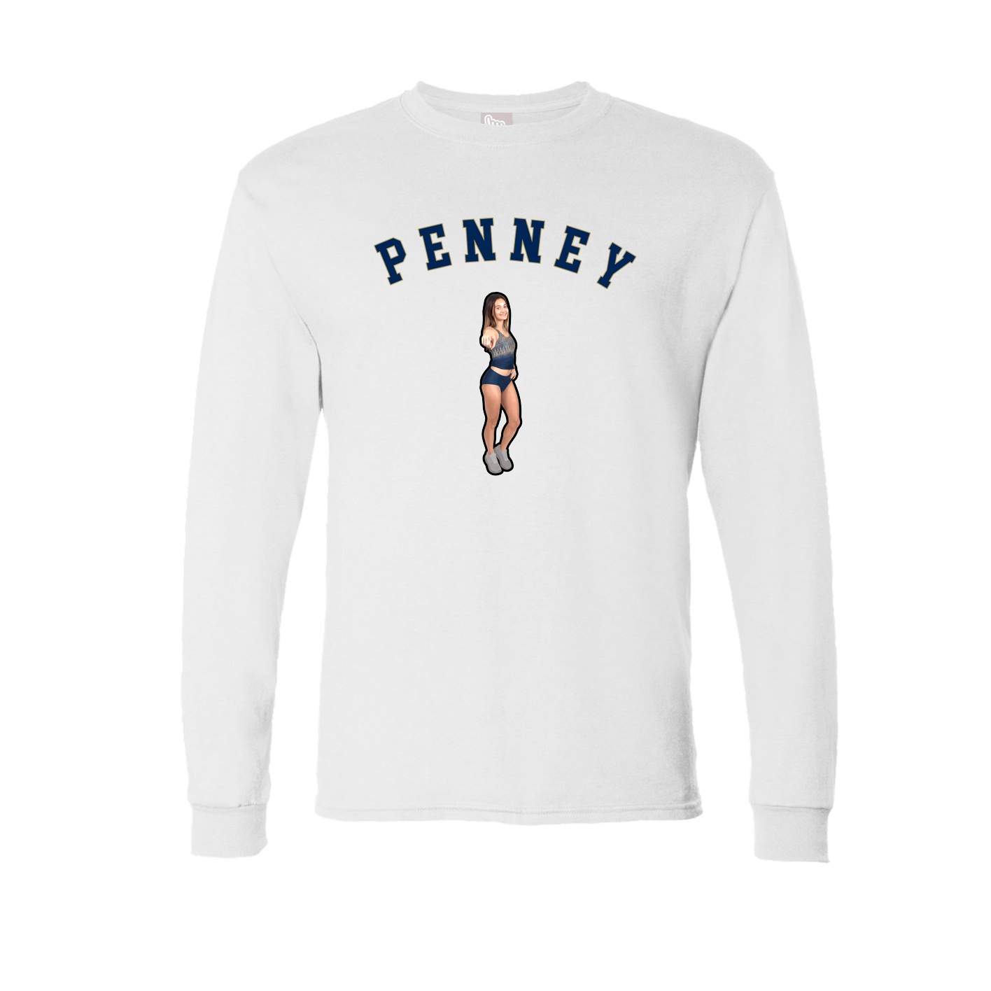 Long Sleeve Tee — Shirsey Arch in White