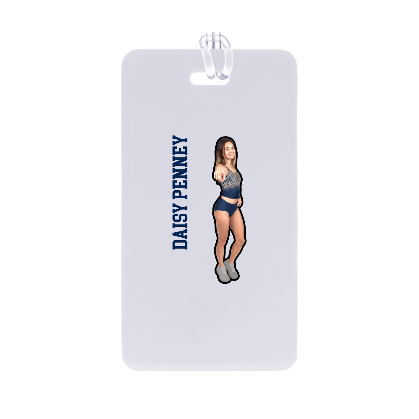 Bag Tag — Name Vertical in Classic