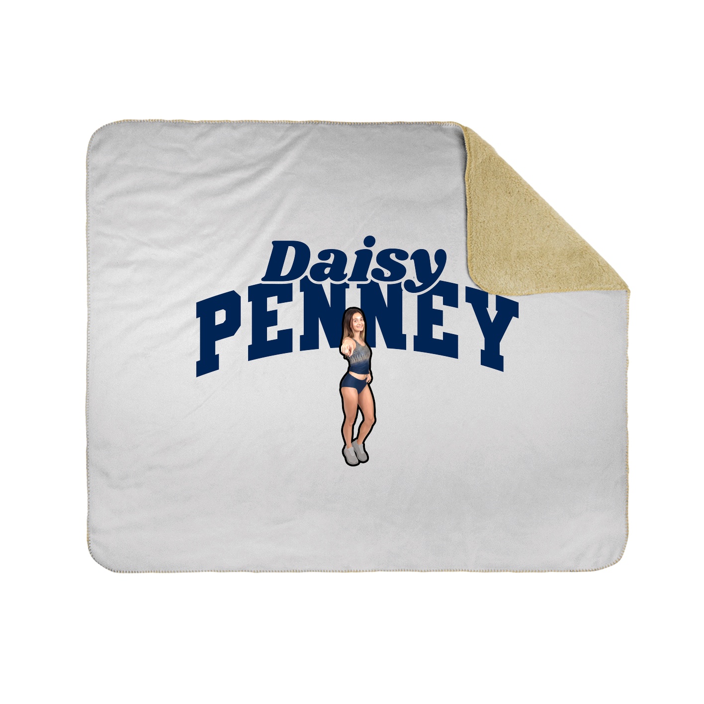 Throw Blanket — Signature Arch in White