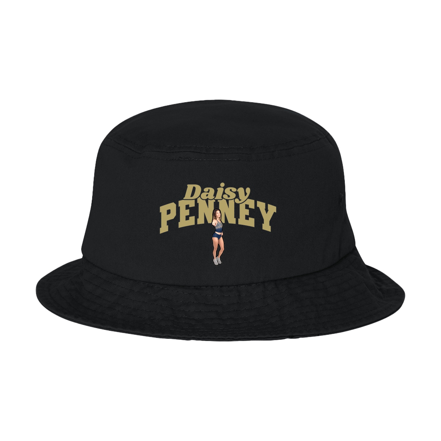 Bucket Cap — Signature Arch in Black