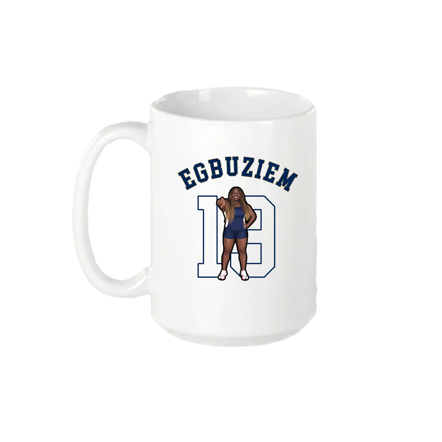 15oz Coffee Mug — Shirsey Arch in White