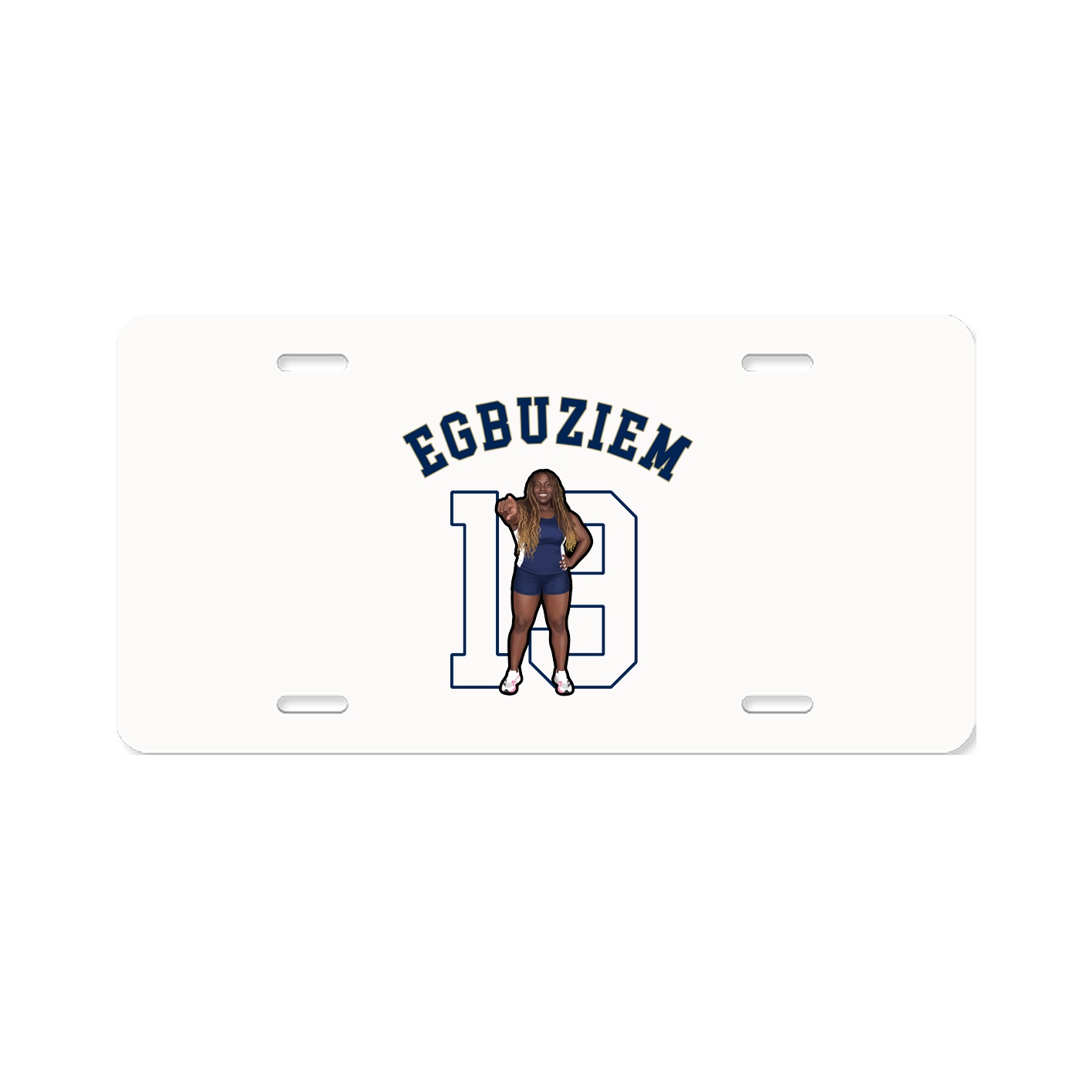 License Plate — Shirsey Arch in Classic