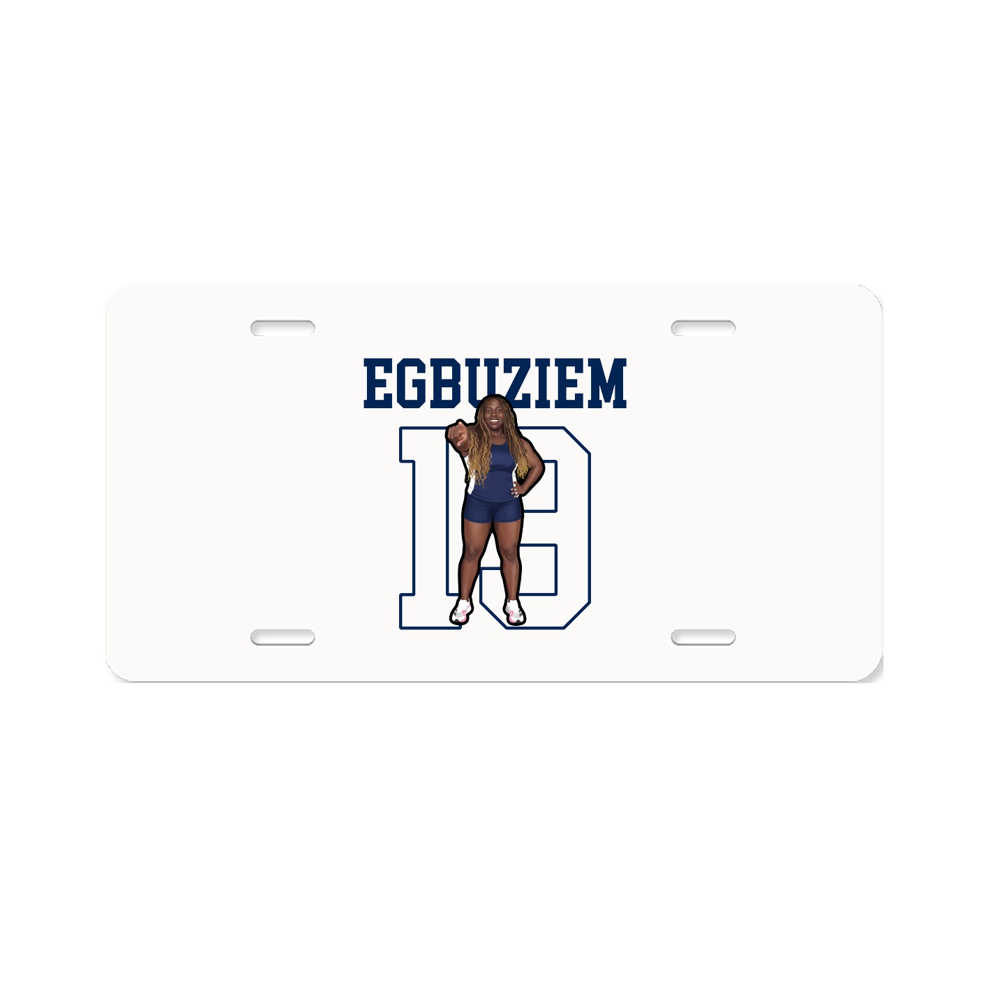 License Plate — Shirsey in Classic
