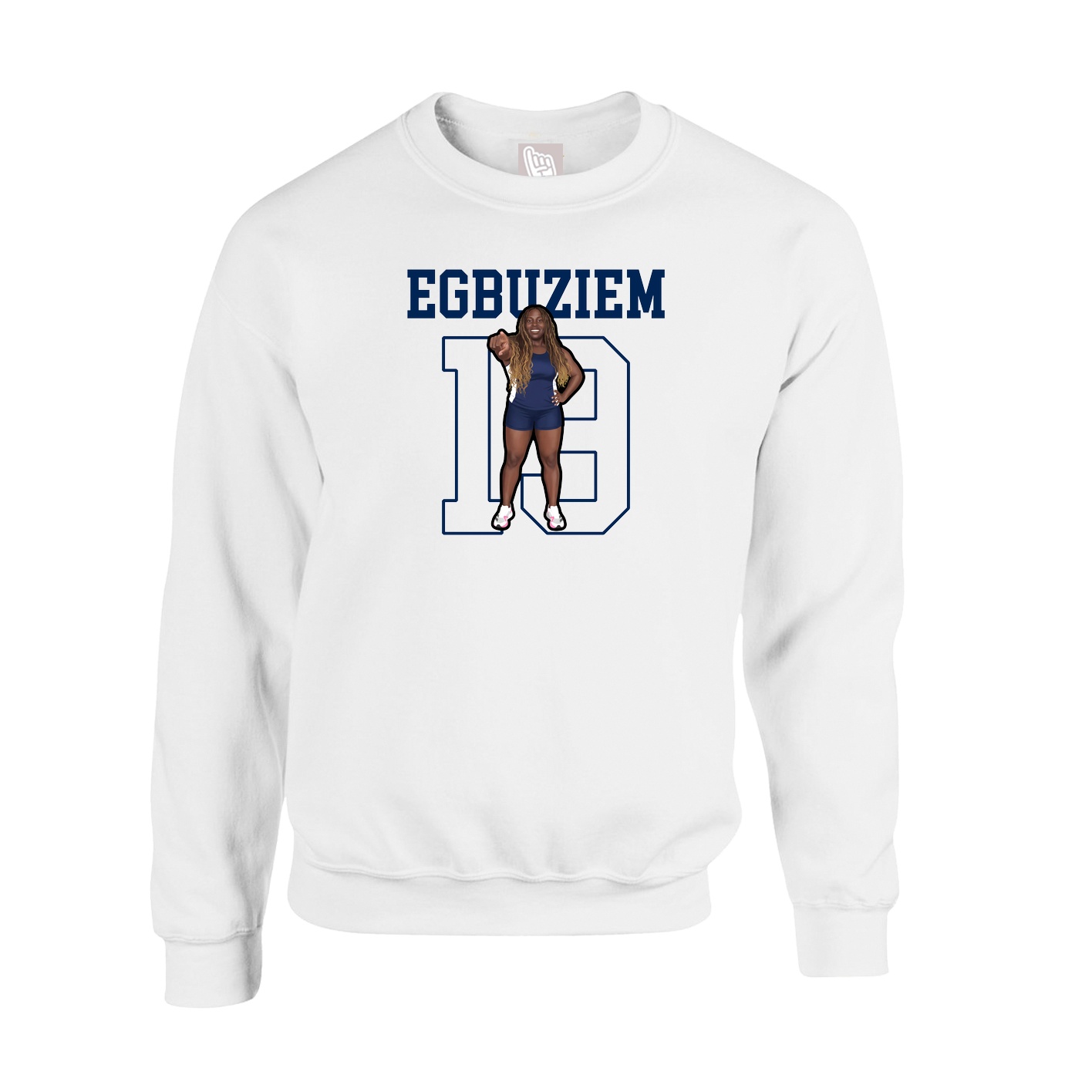 Fleece Crew — Shirsey in White
