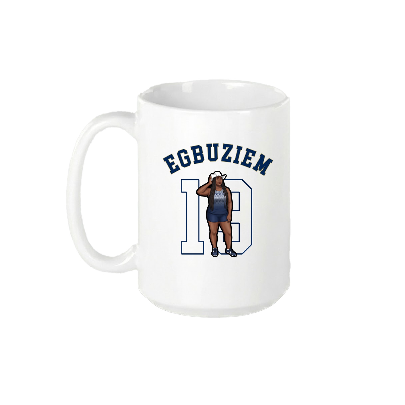 15oz Coffee Mug — Shirsey Arch in White