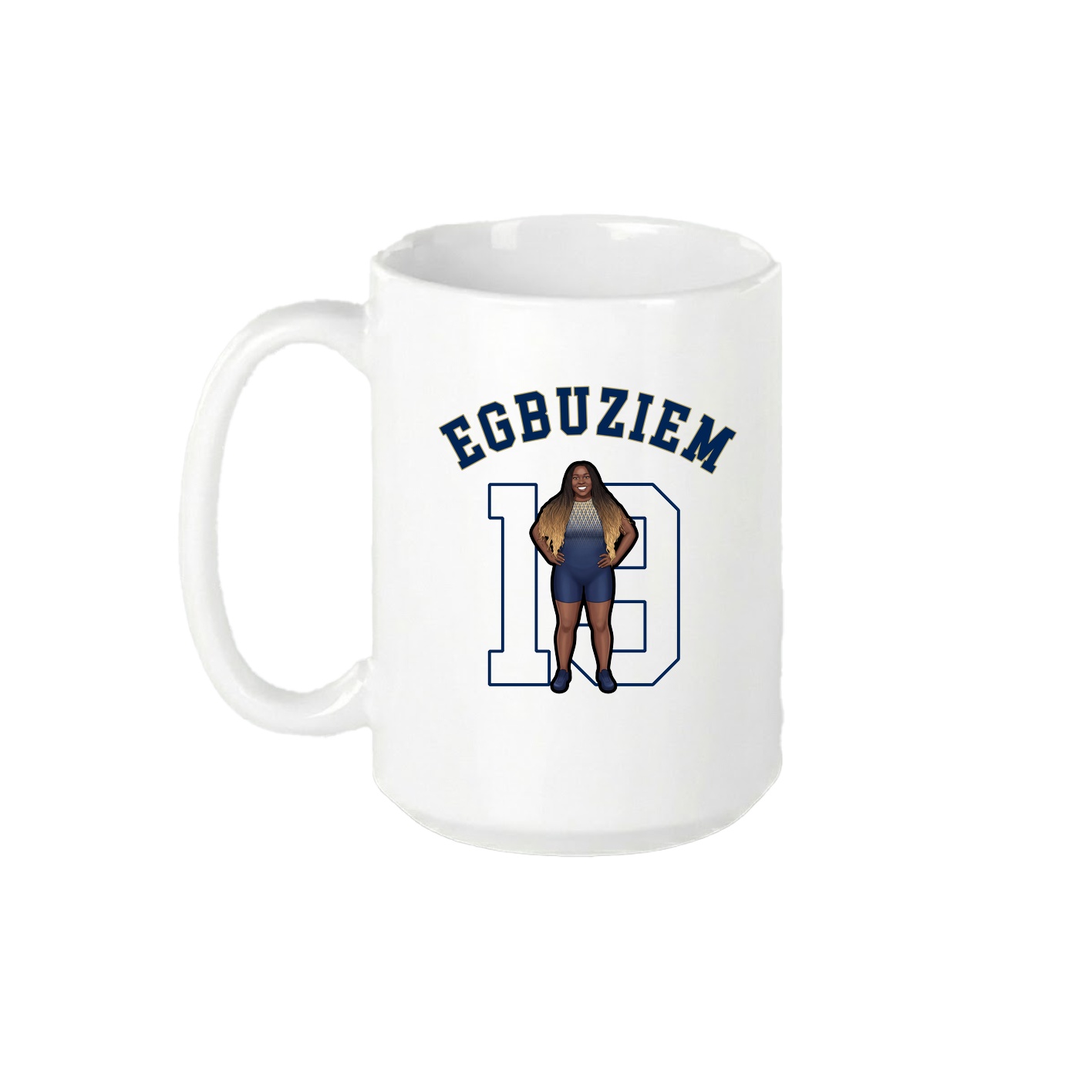 15oz Coffee Mug — Shirsey Arch in White