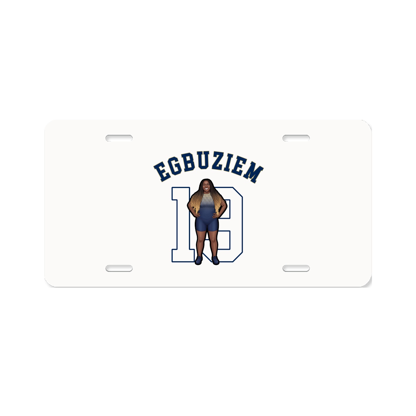 License Plate — Shirsey Arch in Classic
