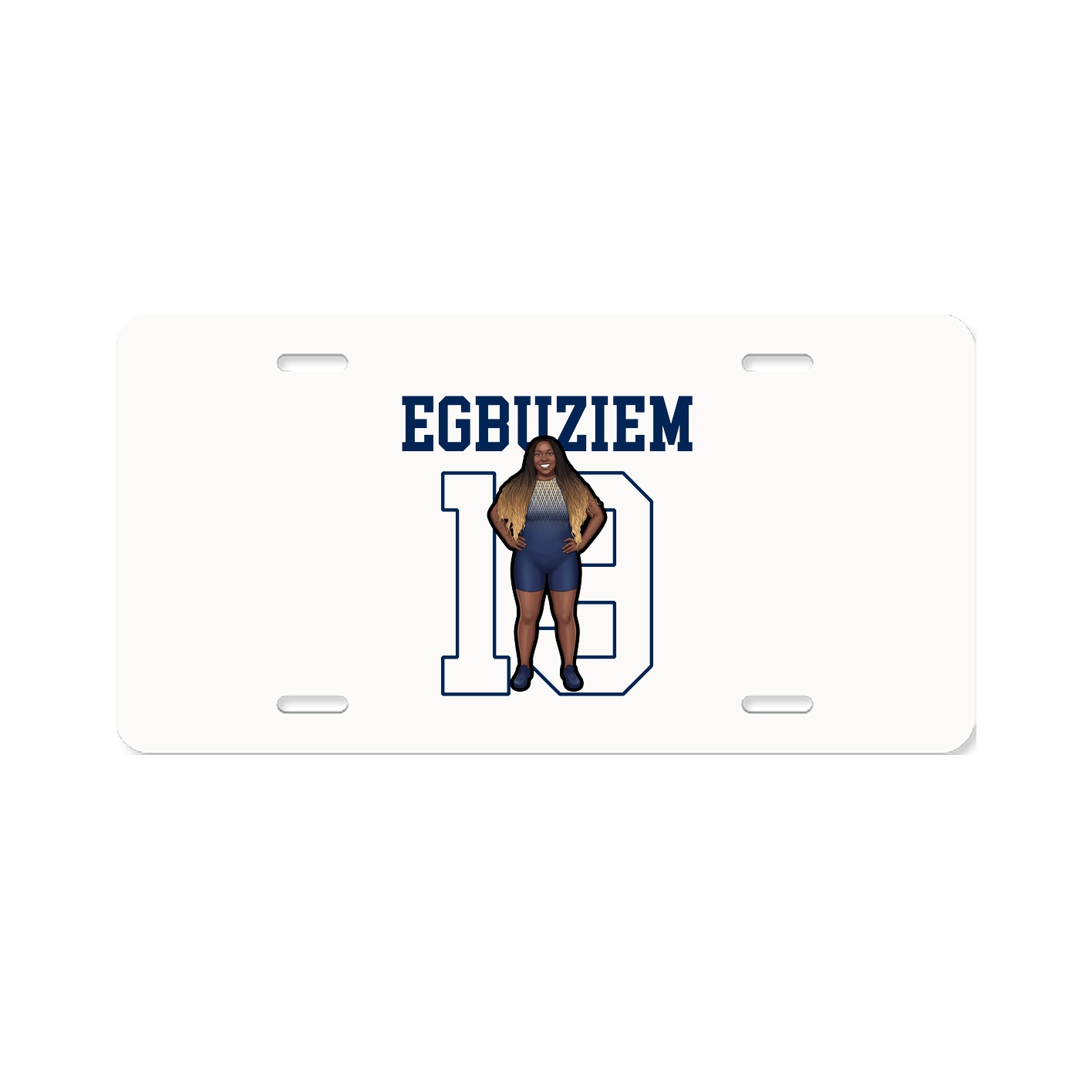 License Plate — Shirsey in Classic